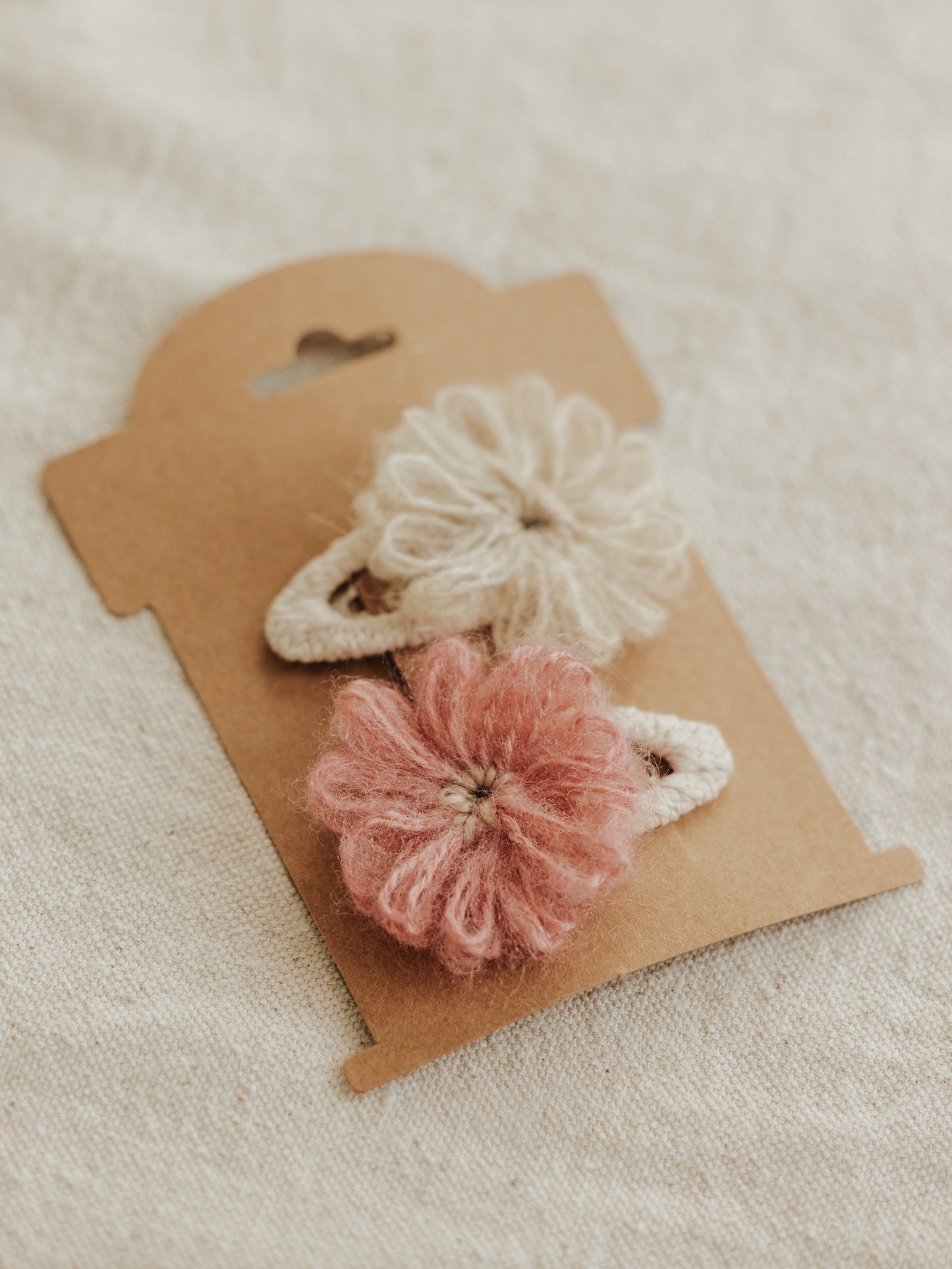 Flower Hair Clips - Antique Rose