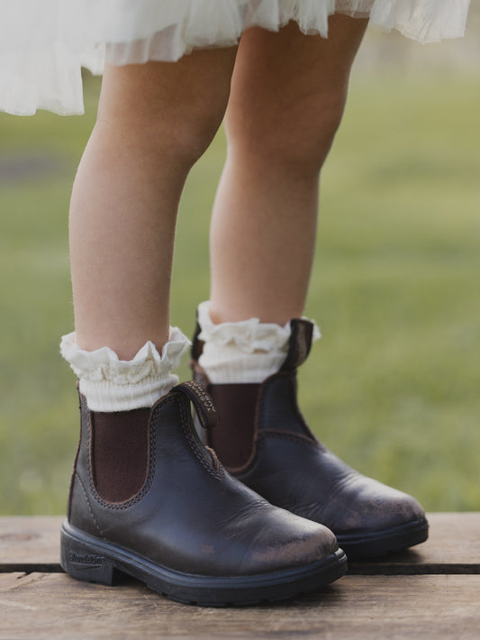 Frilly Socks - Natural