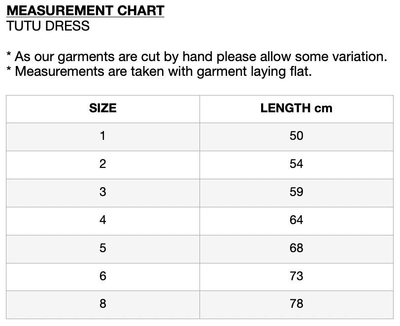 Bangalow Tutu - Eucalyptus