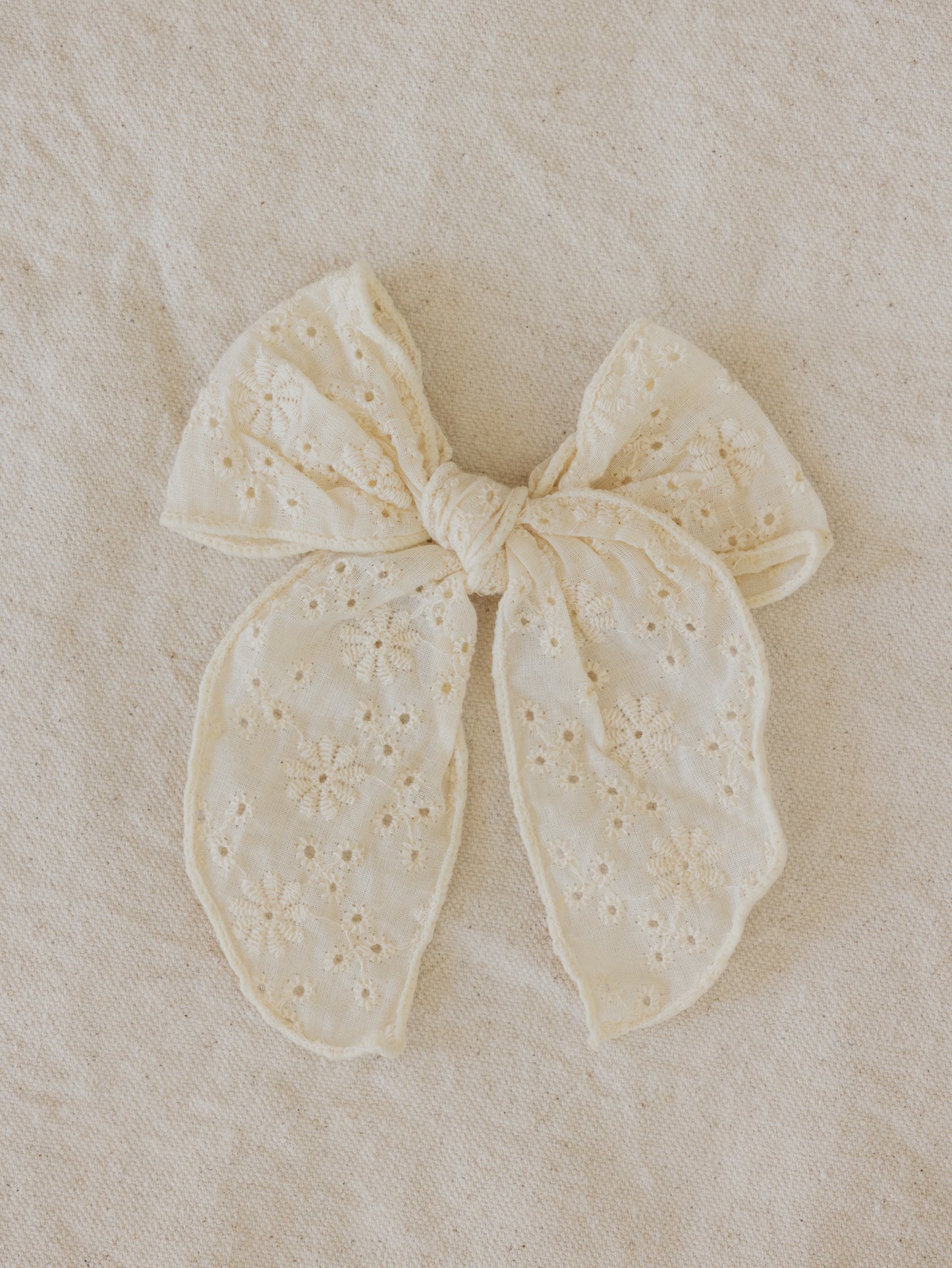 Cotton Bow - Cream