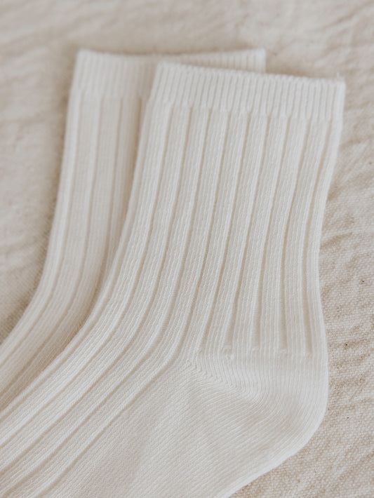 Cotton Socks - Milk