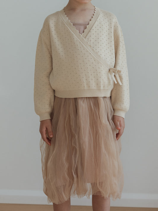 Wheat Wrap Cardigan